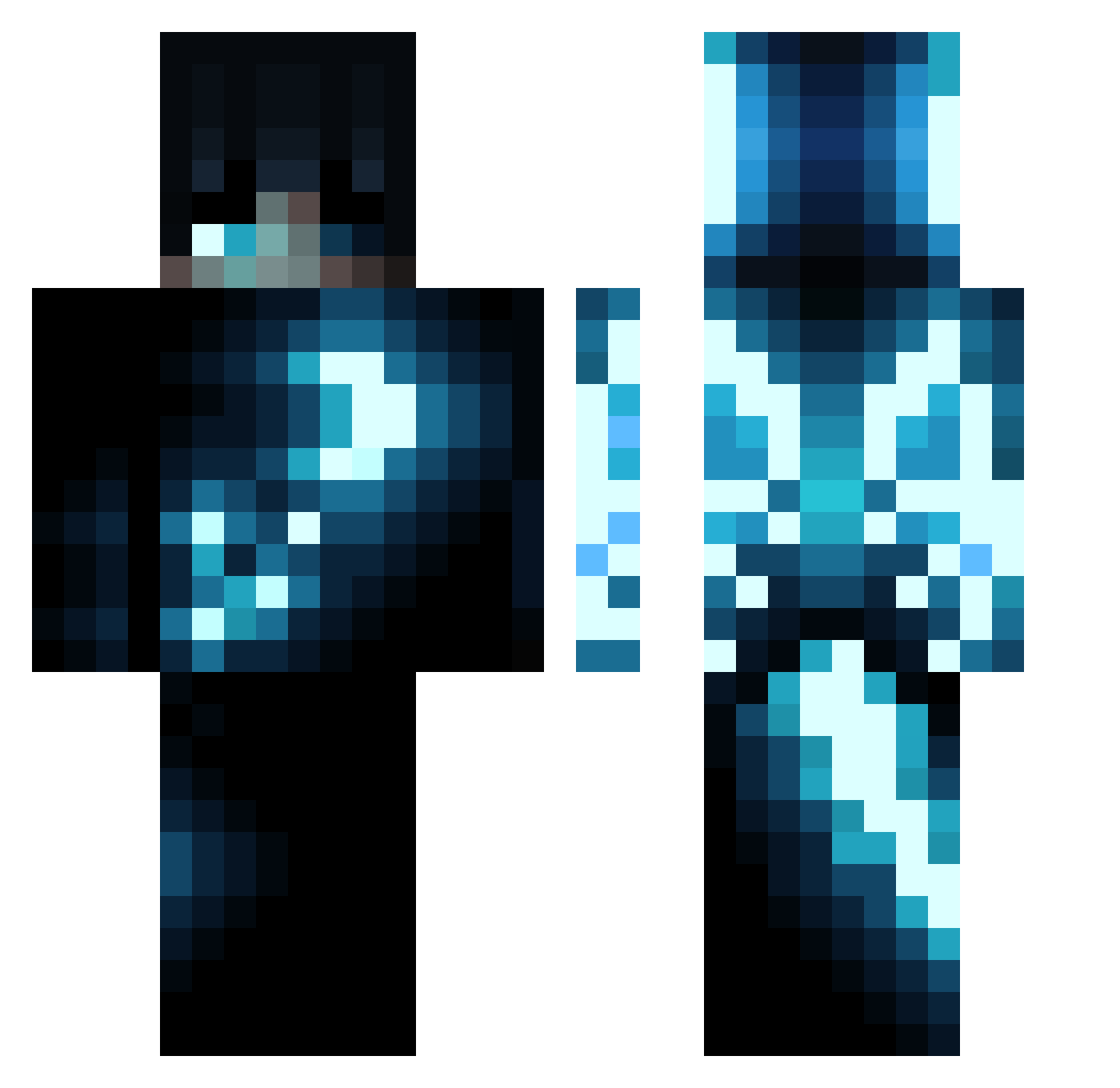 zypher_5 Minecraft skin, front and back view
