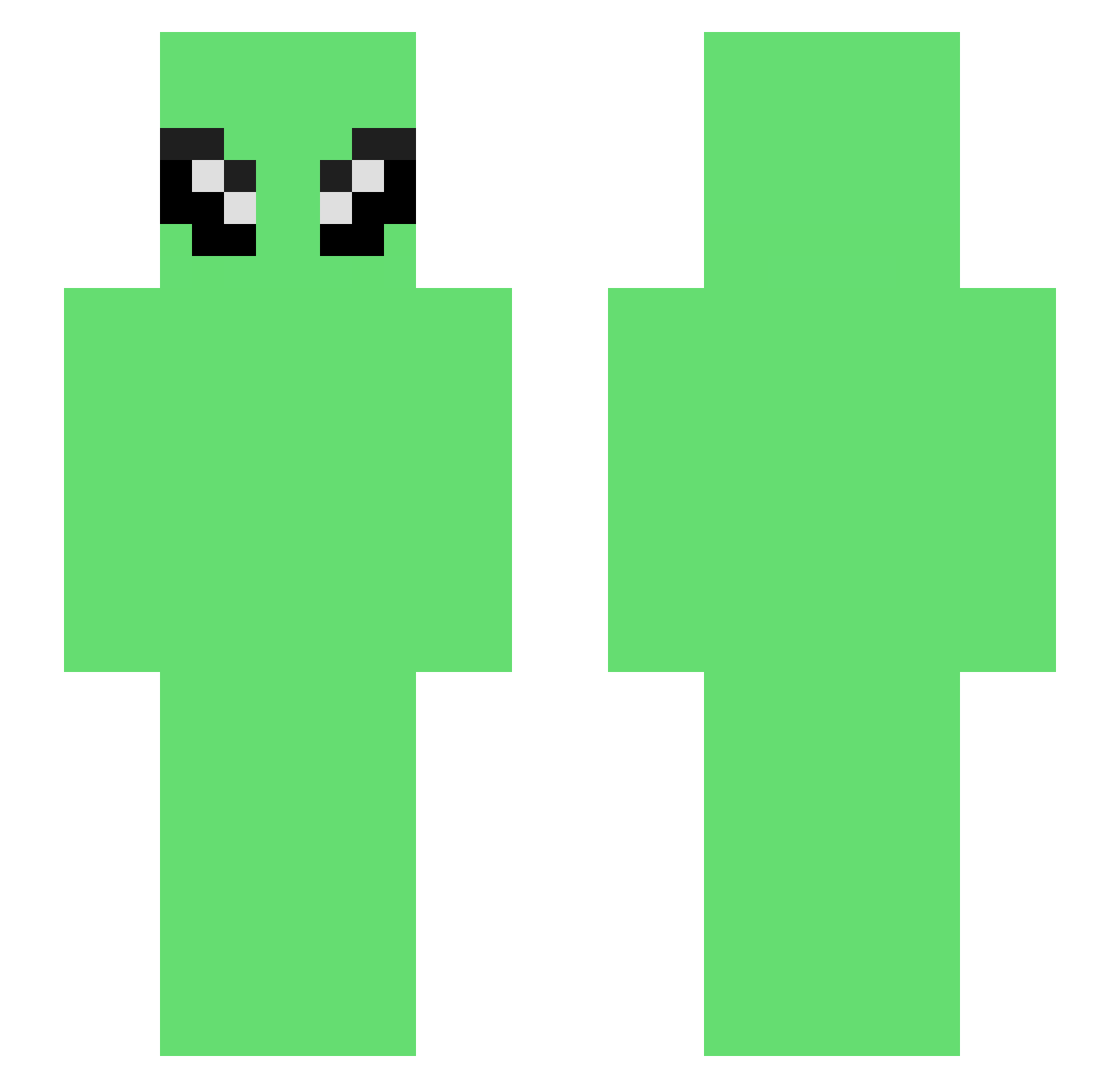_derren Minecraft skin, front and back view