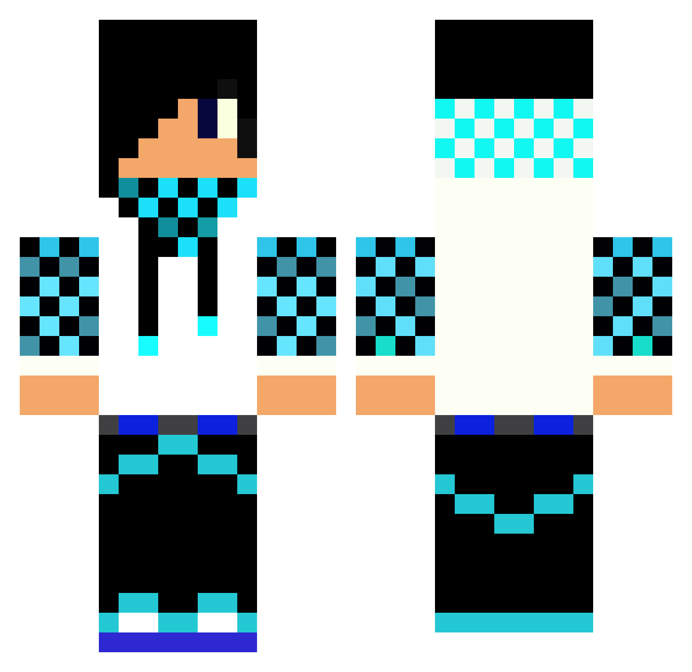 _Morozik_ Minecraft skin, front and back view