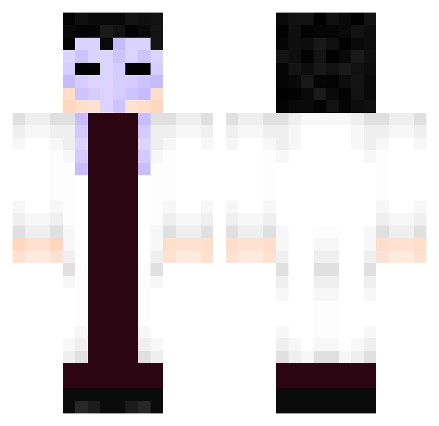 0526_ Minecraft skin, front and back view