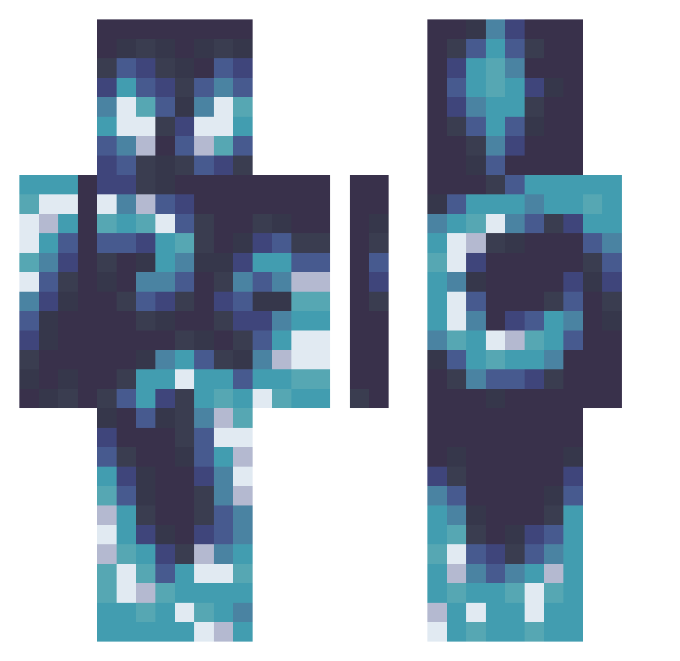 xXSexy_Foxx274Xx Minecraft skin, front and back view