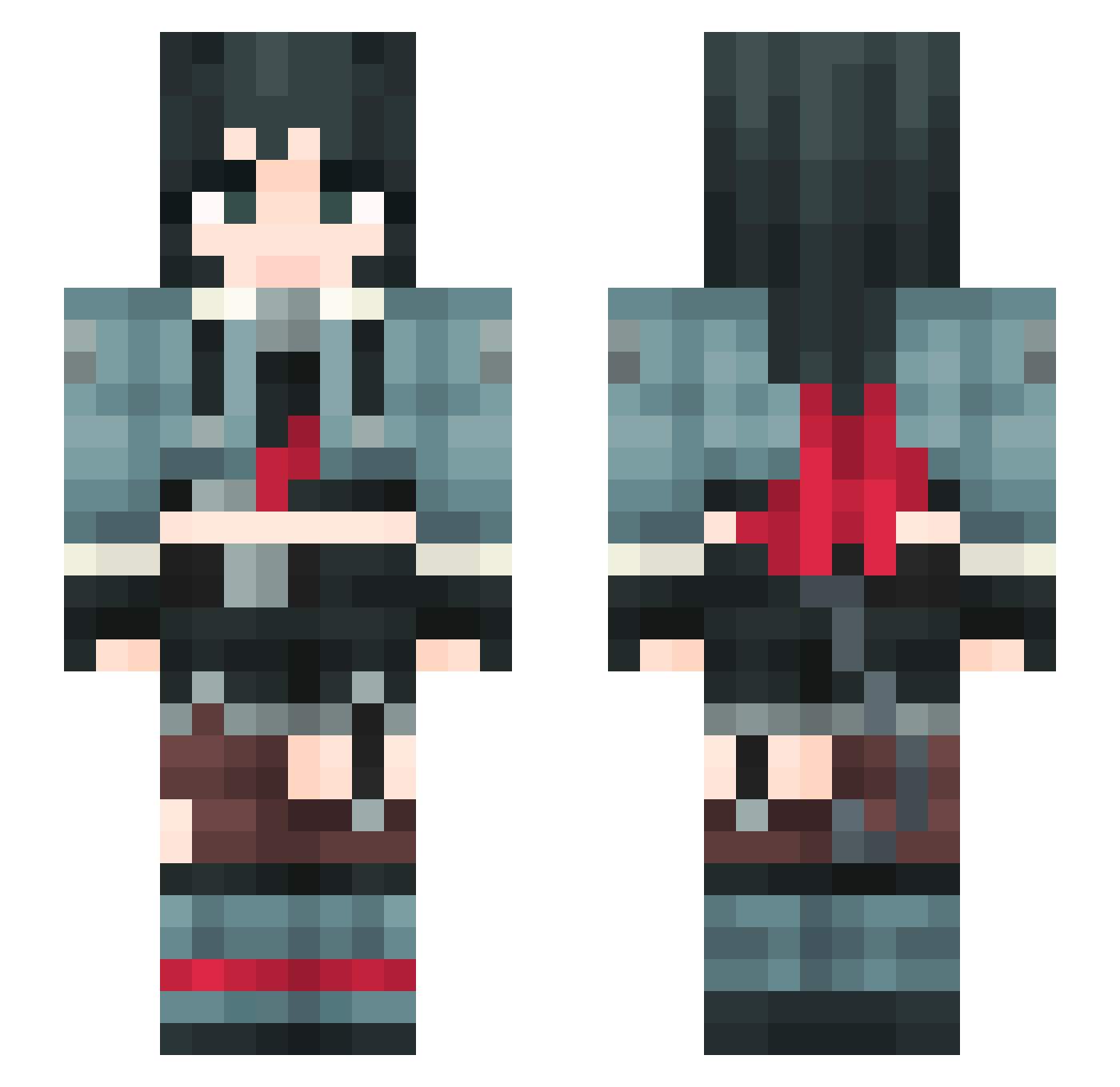 dodoling123 Minecraft skin, front and back view