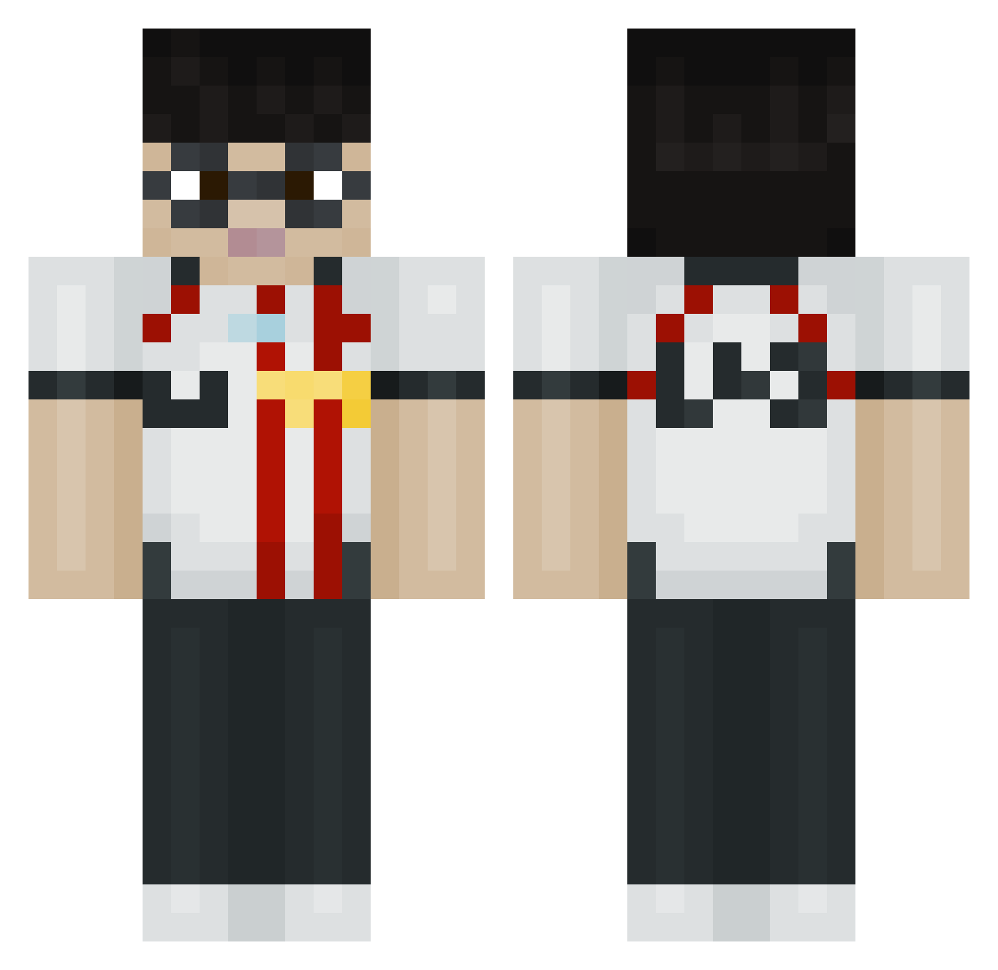 JoeySong2958 Minecraft skin, front and back view