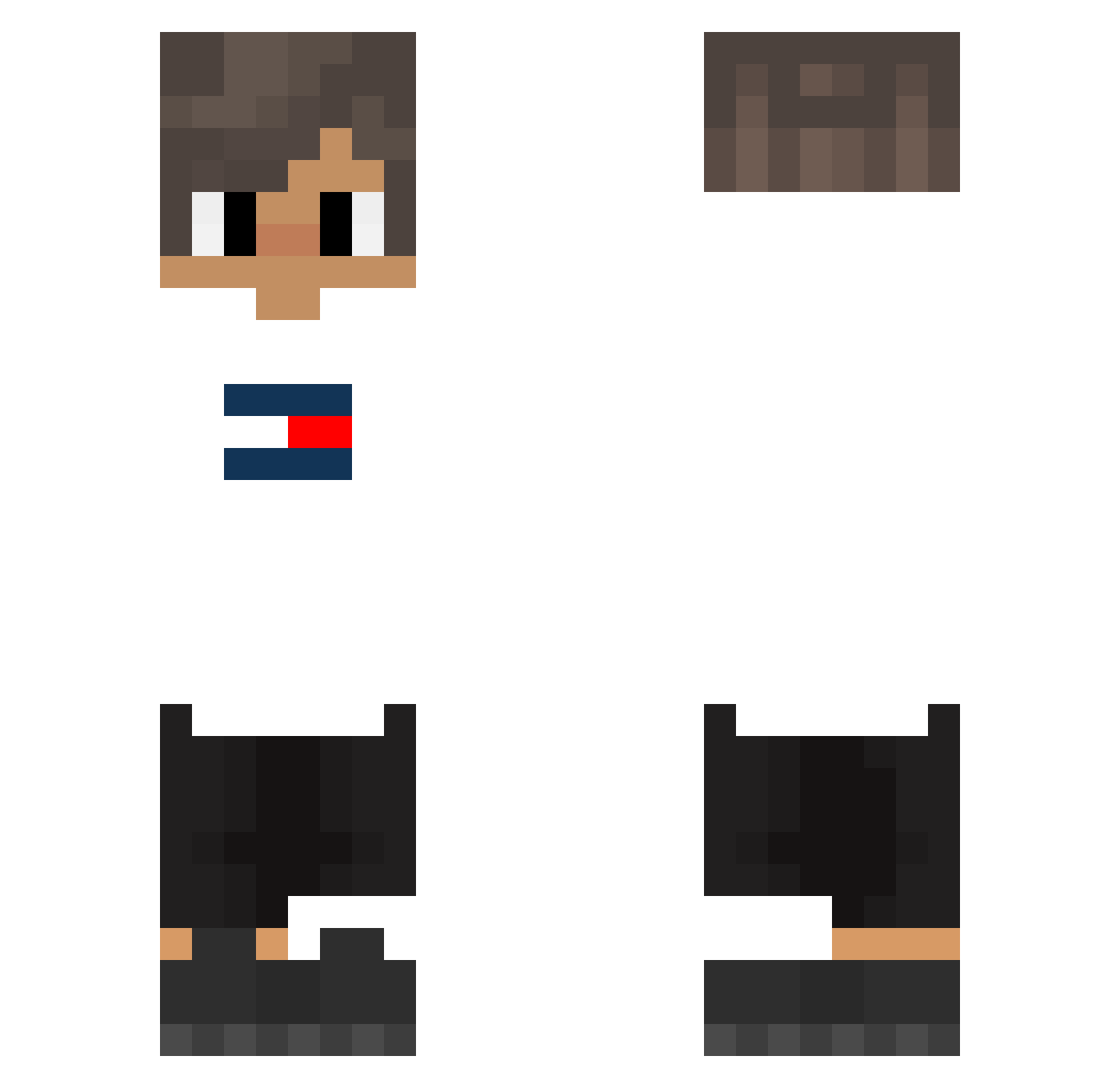 Naitsyrht_ Minecraft skin, front and back view