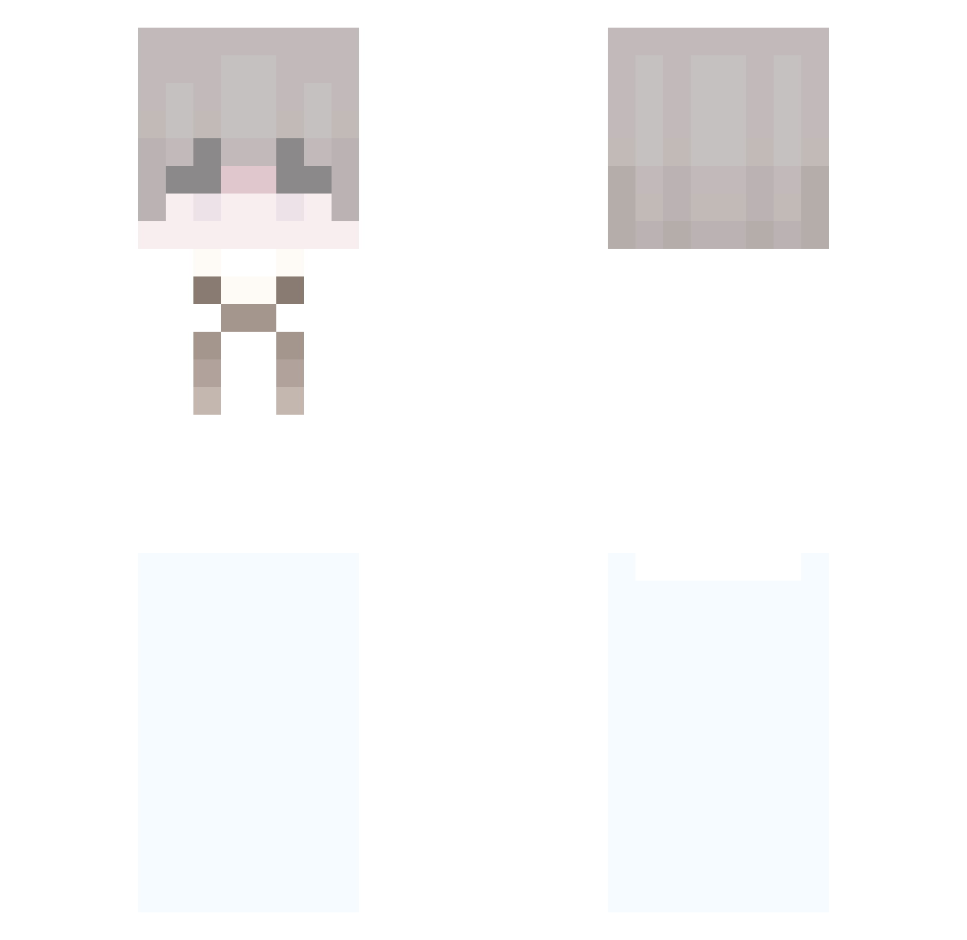 bernardoo09 Minecraft skin, front and back view