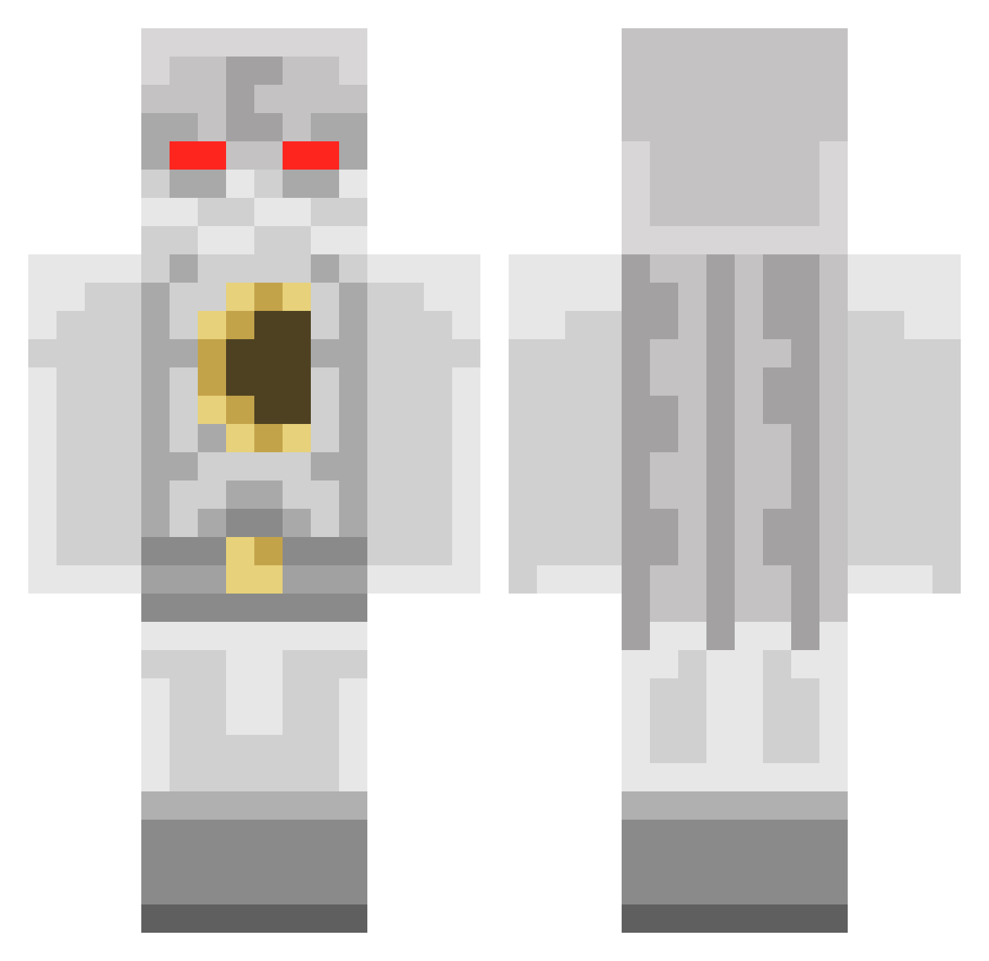 Gurkenlord241206 Minecraft skin, front and back view