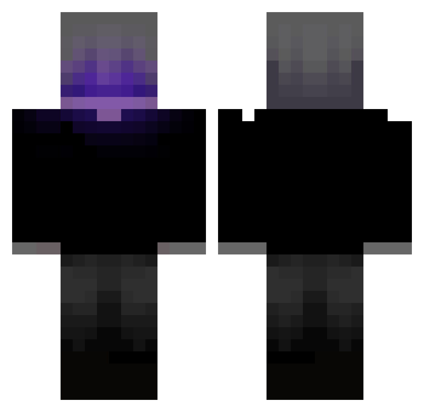 phil1gamer Minecraft skin, front and back view
