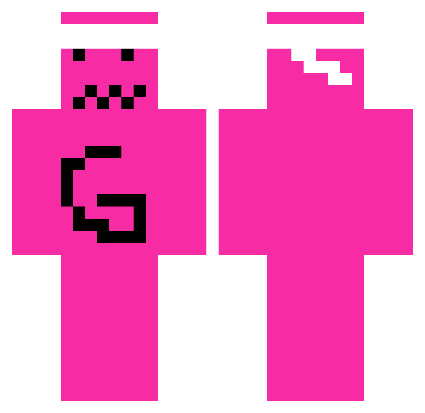 _ka_ka Minecraft skin, front and back view