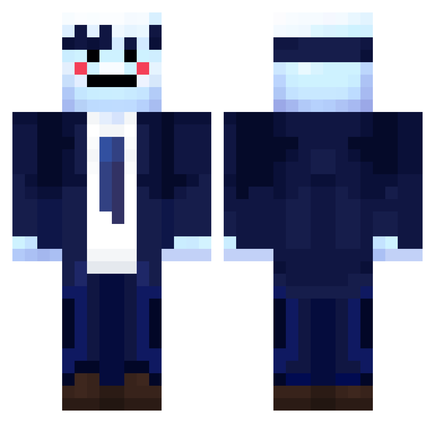 branchi120 Minecraft skin, front and back view