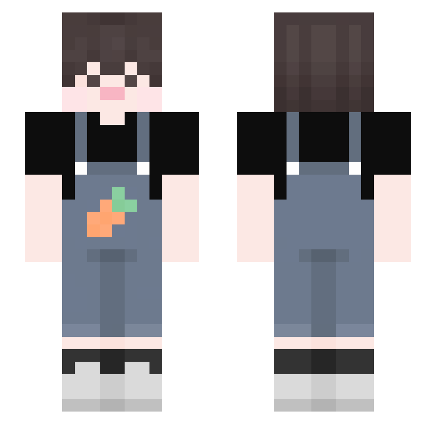 Royal_kr Minecraft skin, front and back view