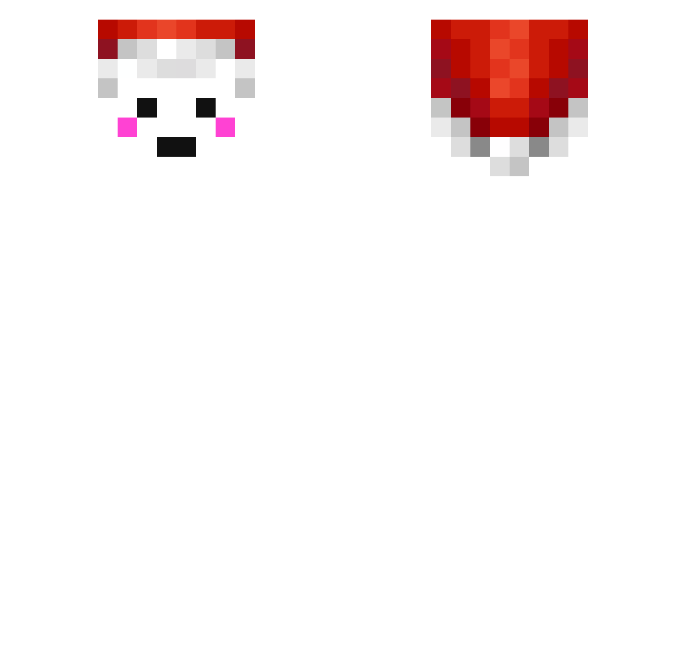 seung12 Minecraft skin, front and back view