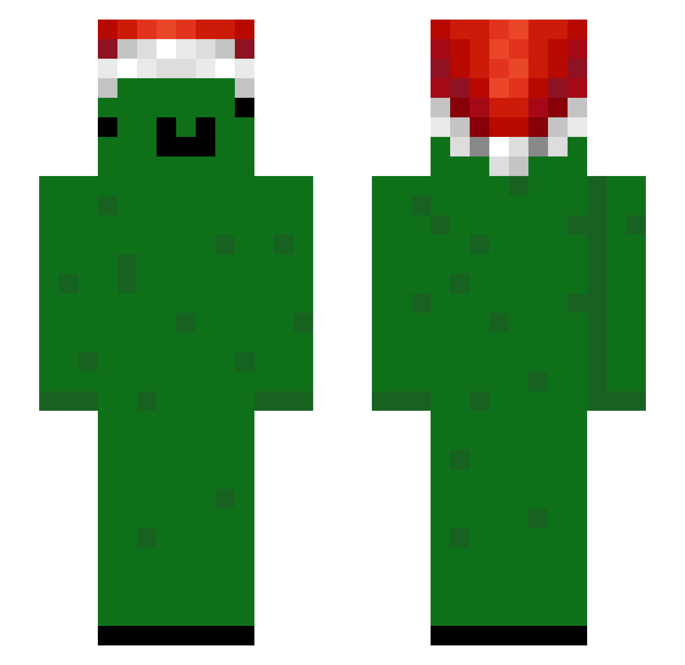 XxI_Eddie_IxX Minecraft skin, front and back view