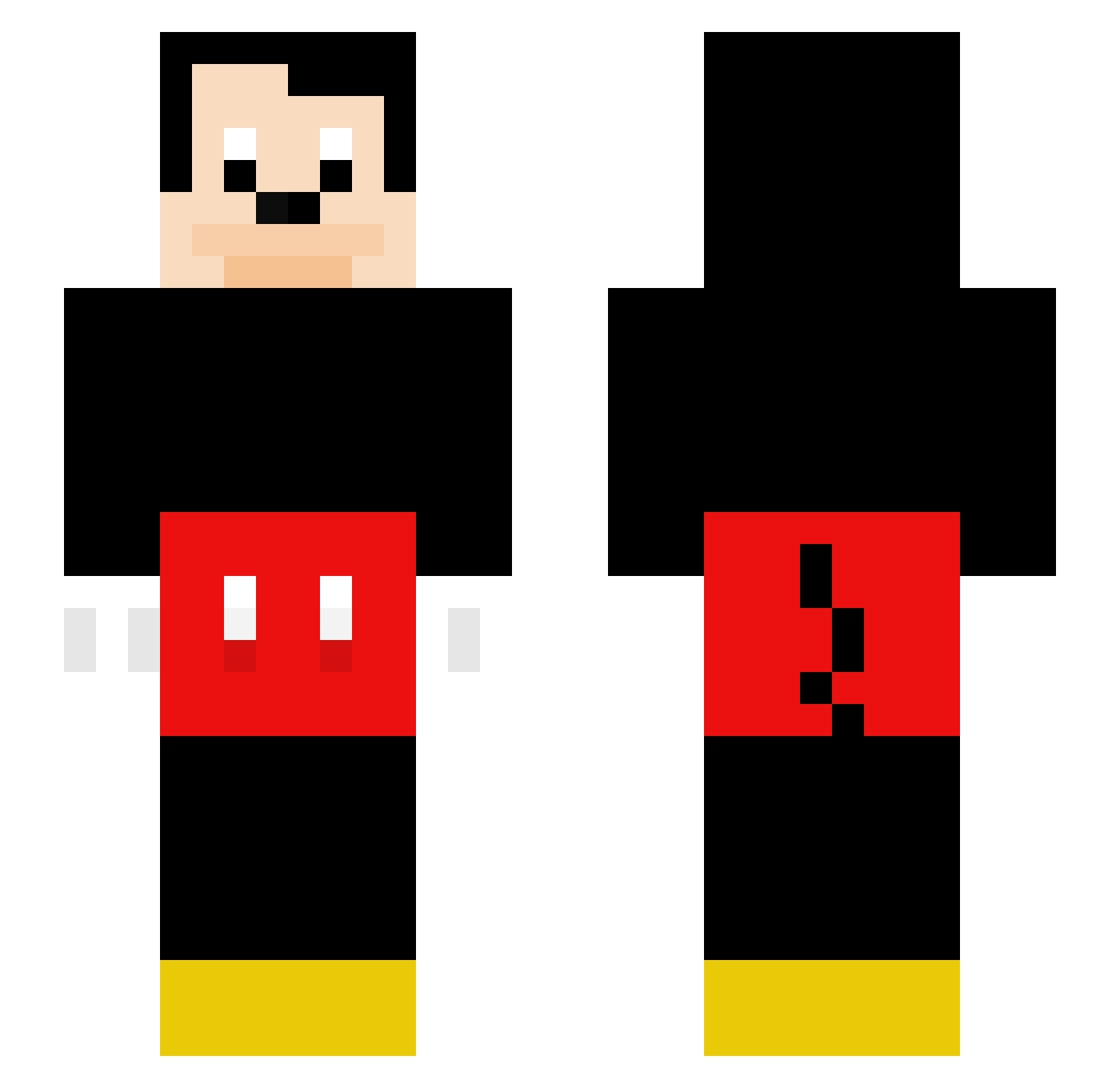 Ranske - mickey mouse Minecraft skin