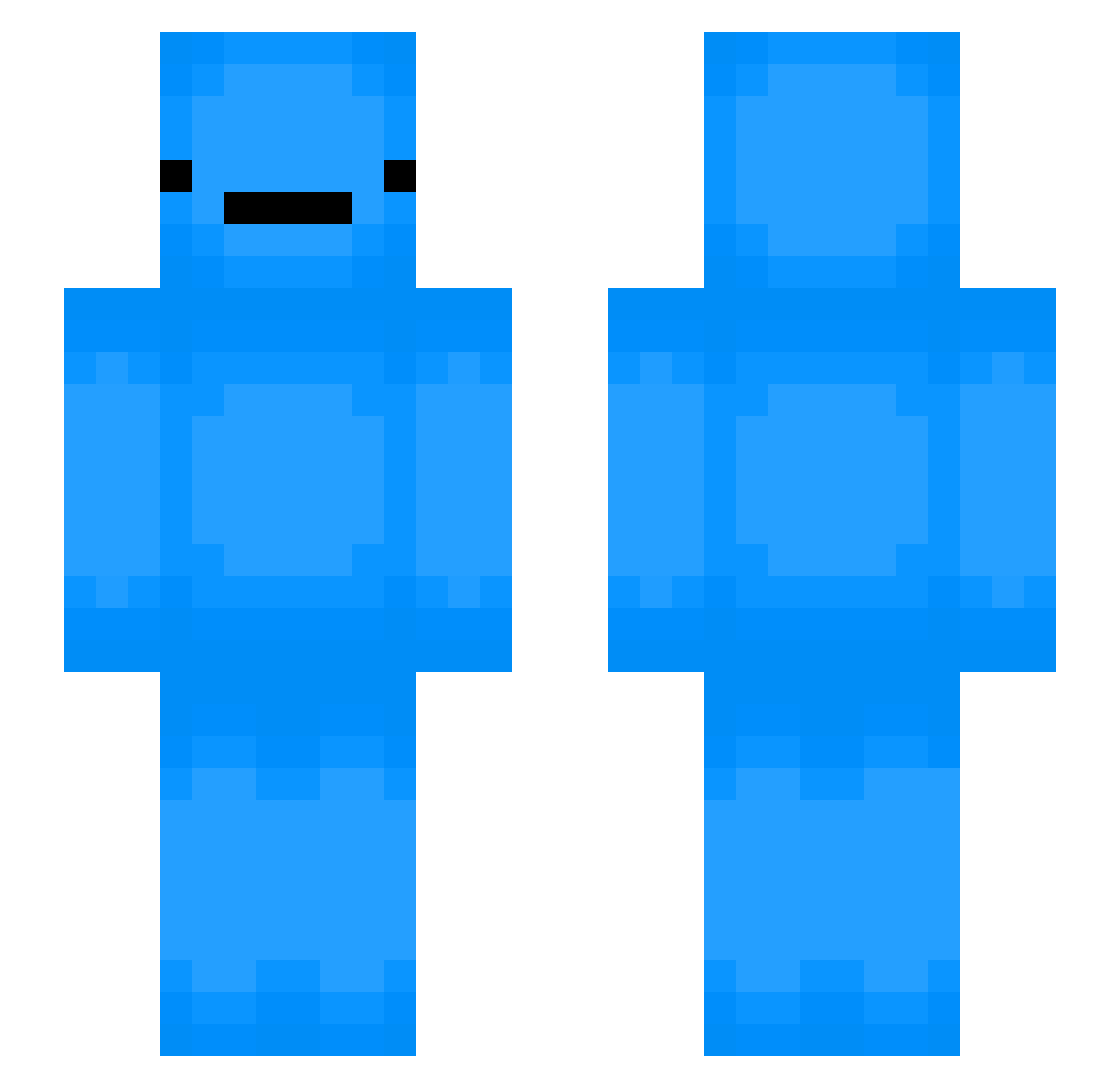 Avzi_ Minecraft skin, front and back view