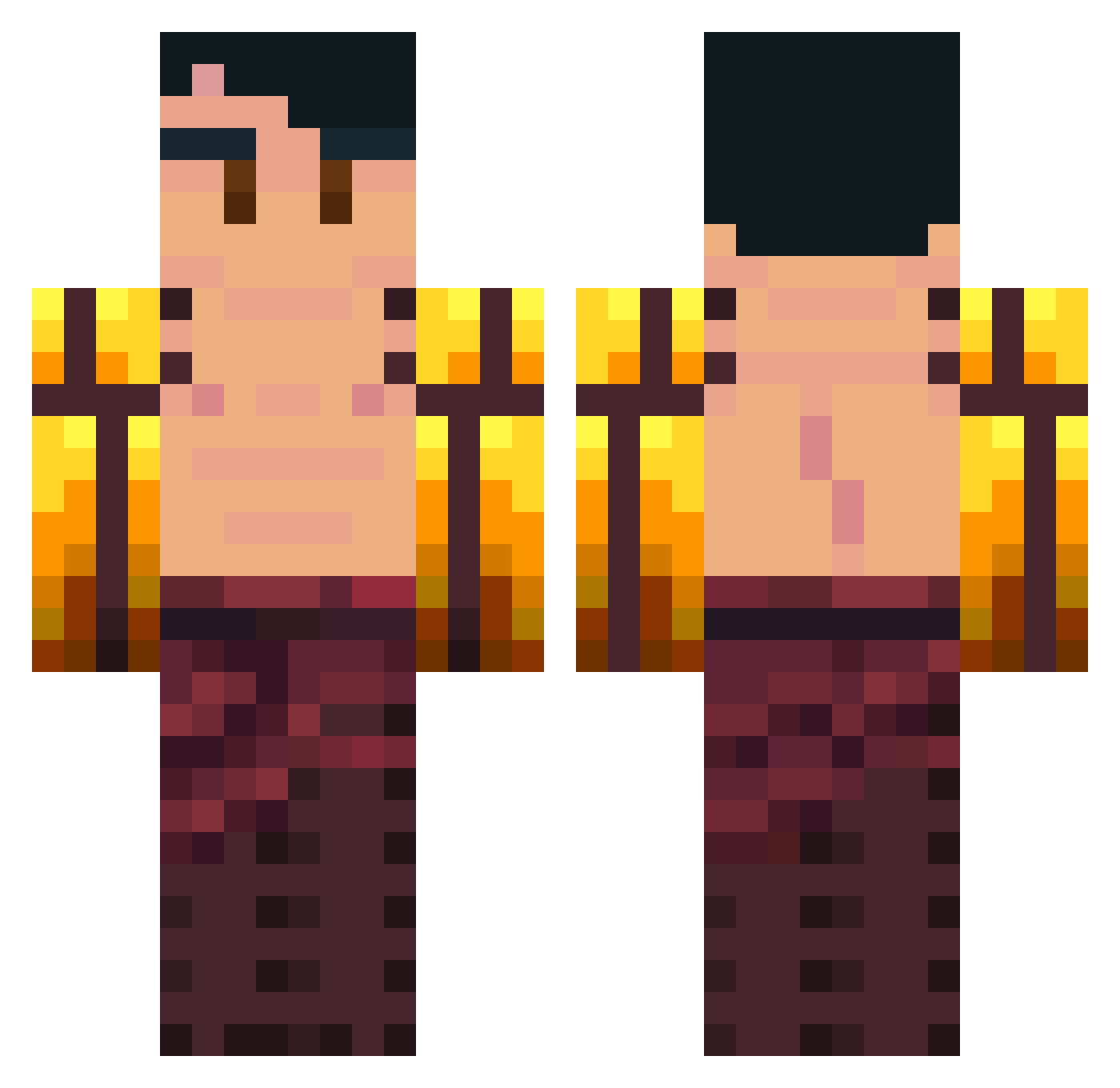 mario_onuba Minecraft skin, front and back view