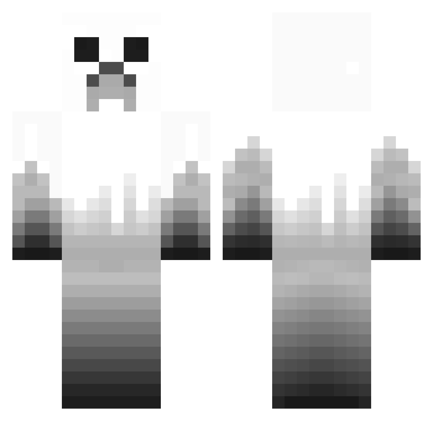 cenitaa Minecraft skin, front and back view