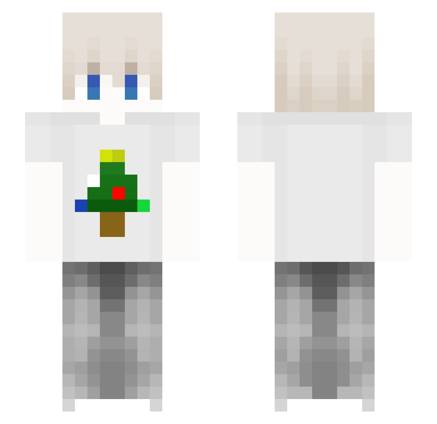 SussyGussy2137 Minecraft skin, front and back view