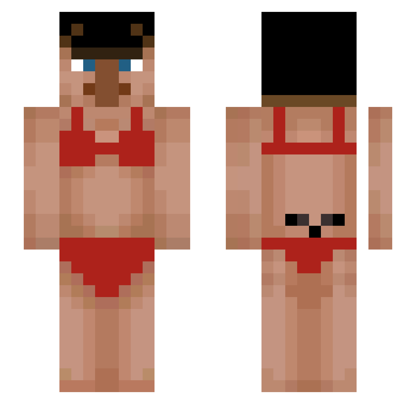 dalejandro1 Minecraft skin, front and back view
