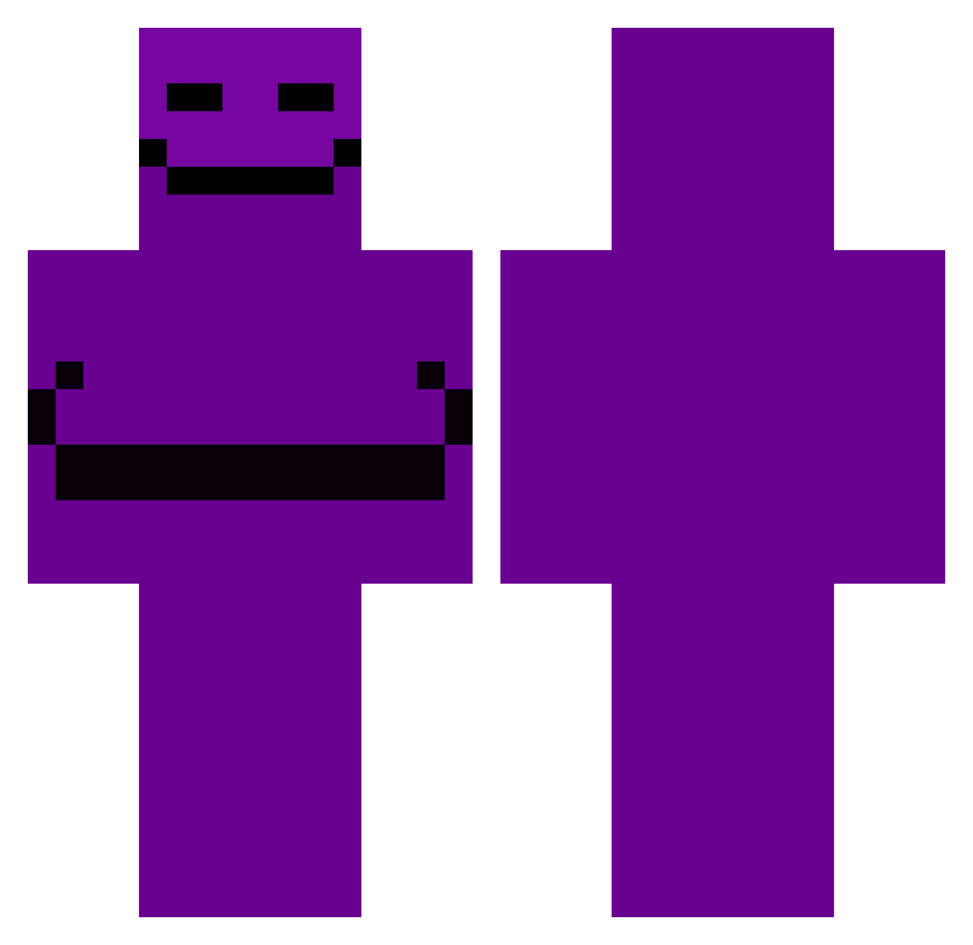 _Kapiwisu_ Minecraft skin, front and back view