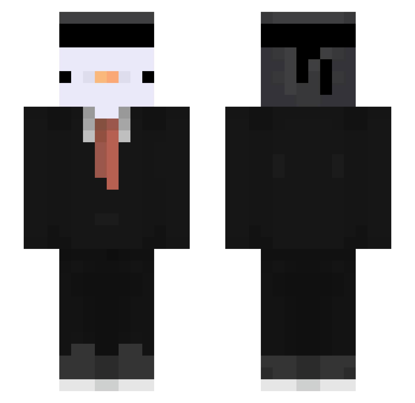 coolf11 Minecraft skin, front and back view