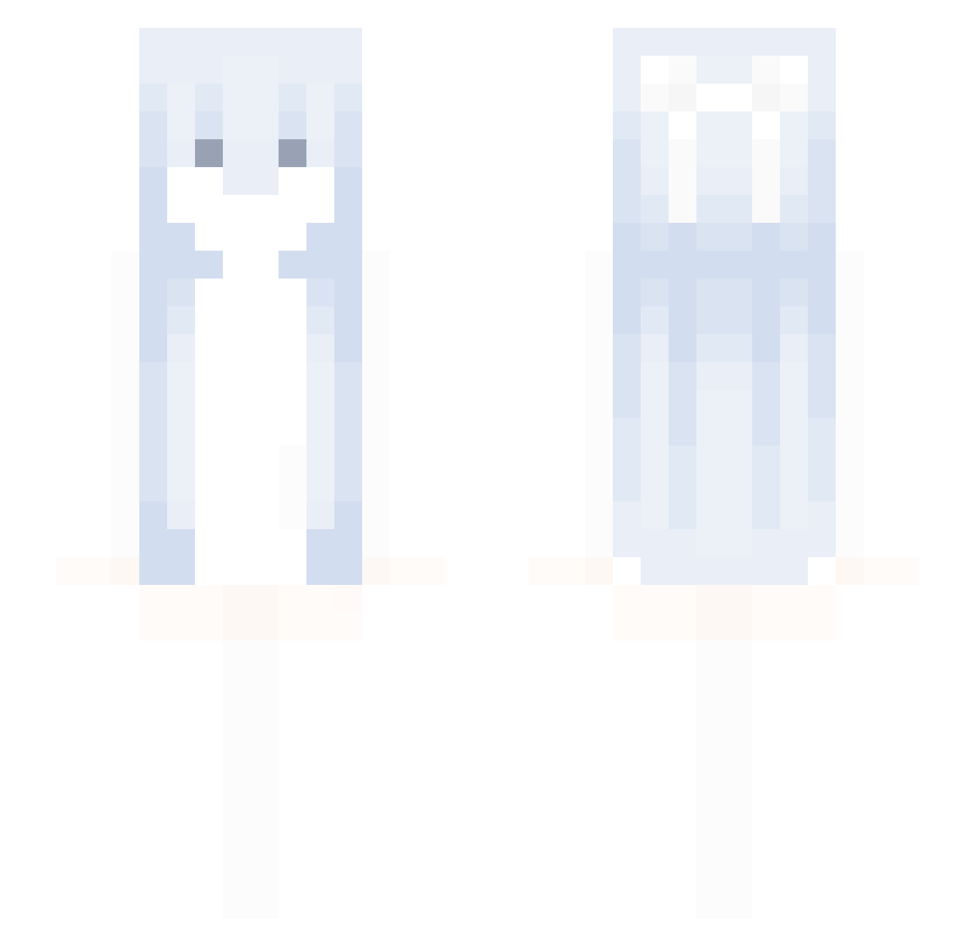 Dimbo_bobo Minecraft skin, front and back view