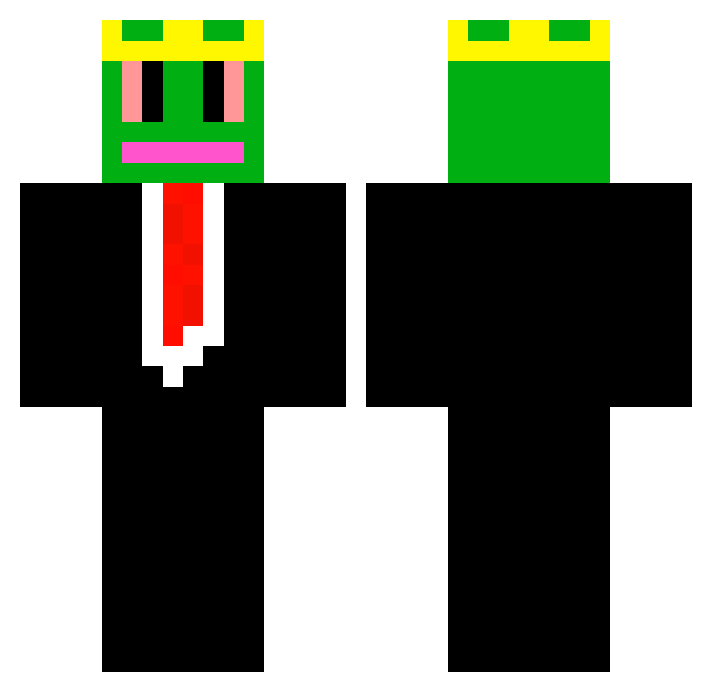 noel_berg Minecraft skin, front and back view