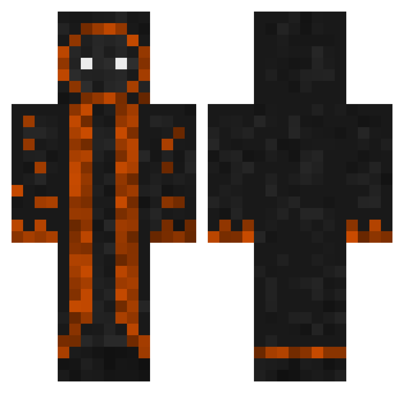 dxxm177 Minecraft skin, front and back view