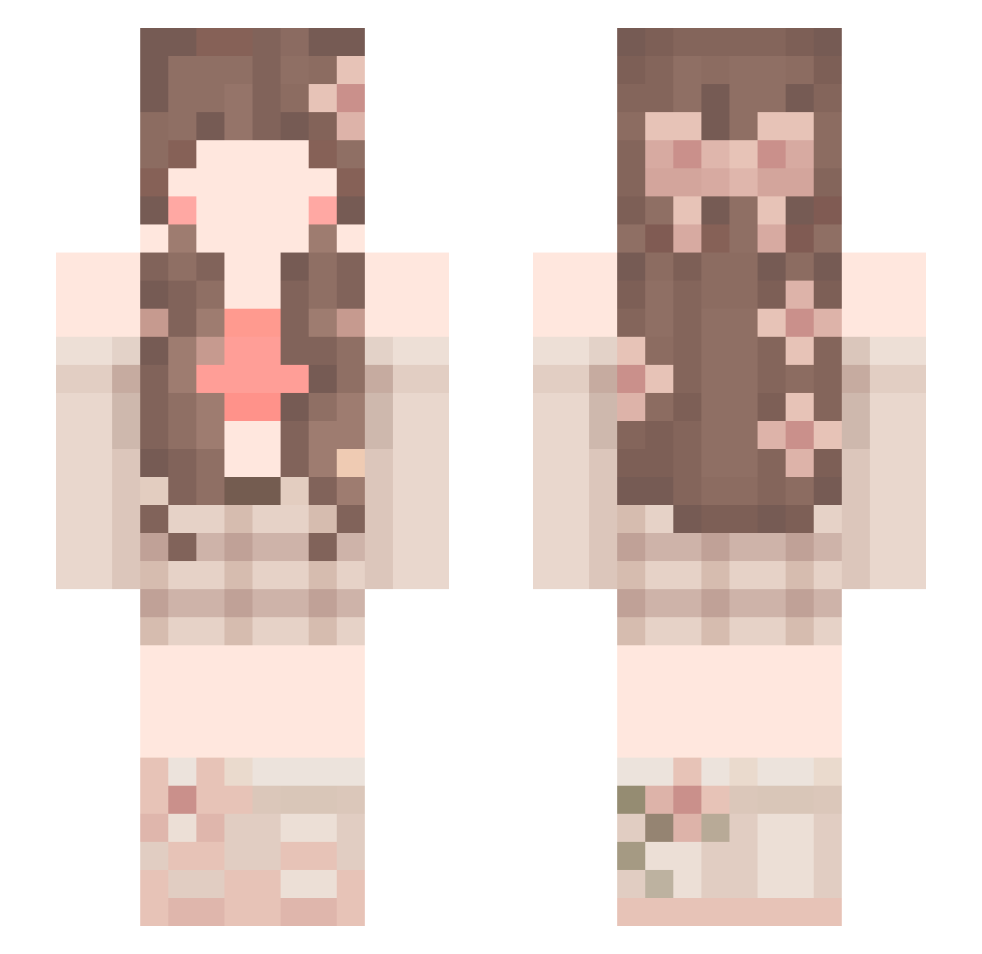 Ock__ Minecraft skin, front and back view
