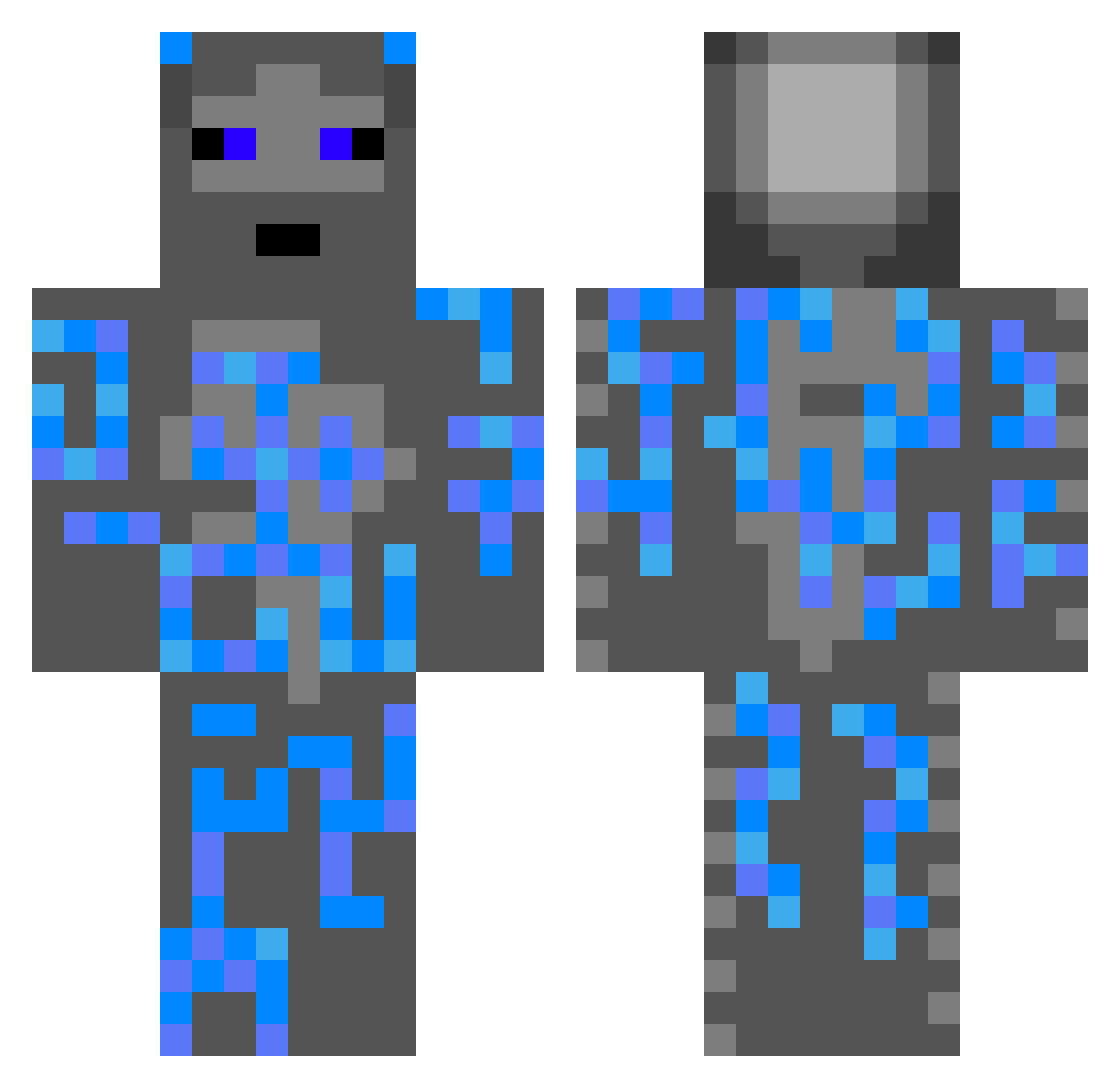 Gunlaug_Ormtunga Minecraft skin, front and back view