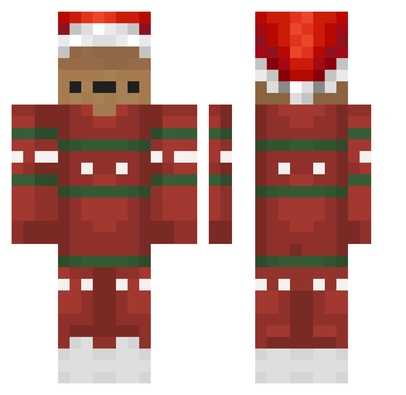 antonjulius1 Minecraft skin, front and back view
