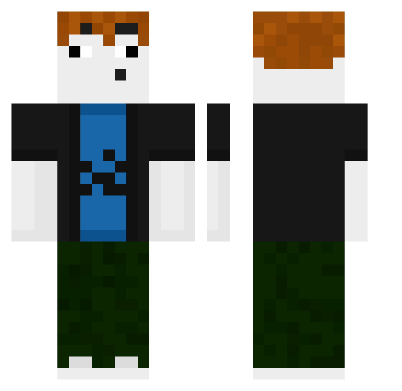 wohdy21 Minecraft skin, front and back view