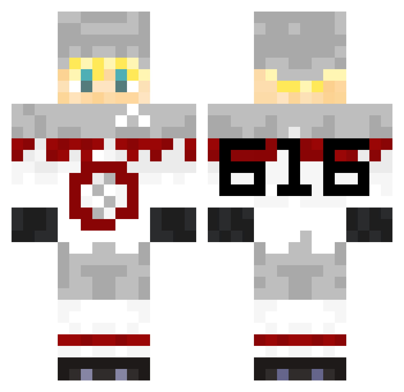 go_kellen Minecraft skin, front and back view
