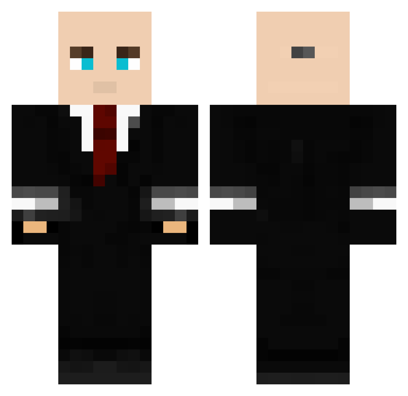 xXxAnanciErayxXx Minecraft skin, front and back view
