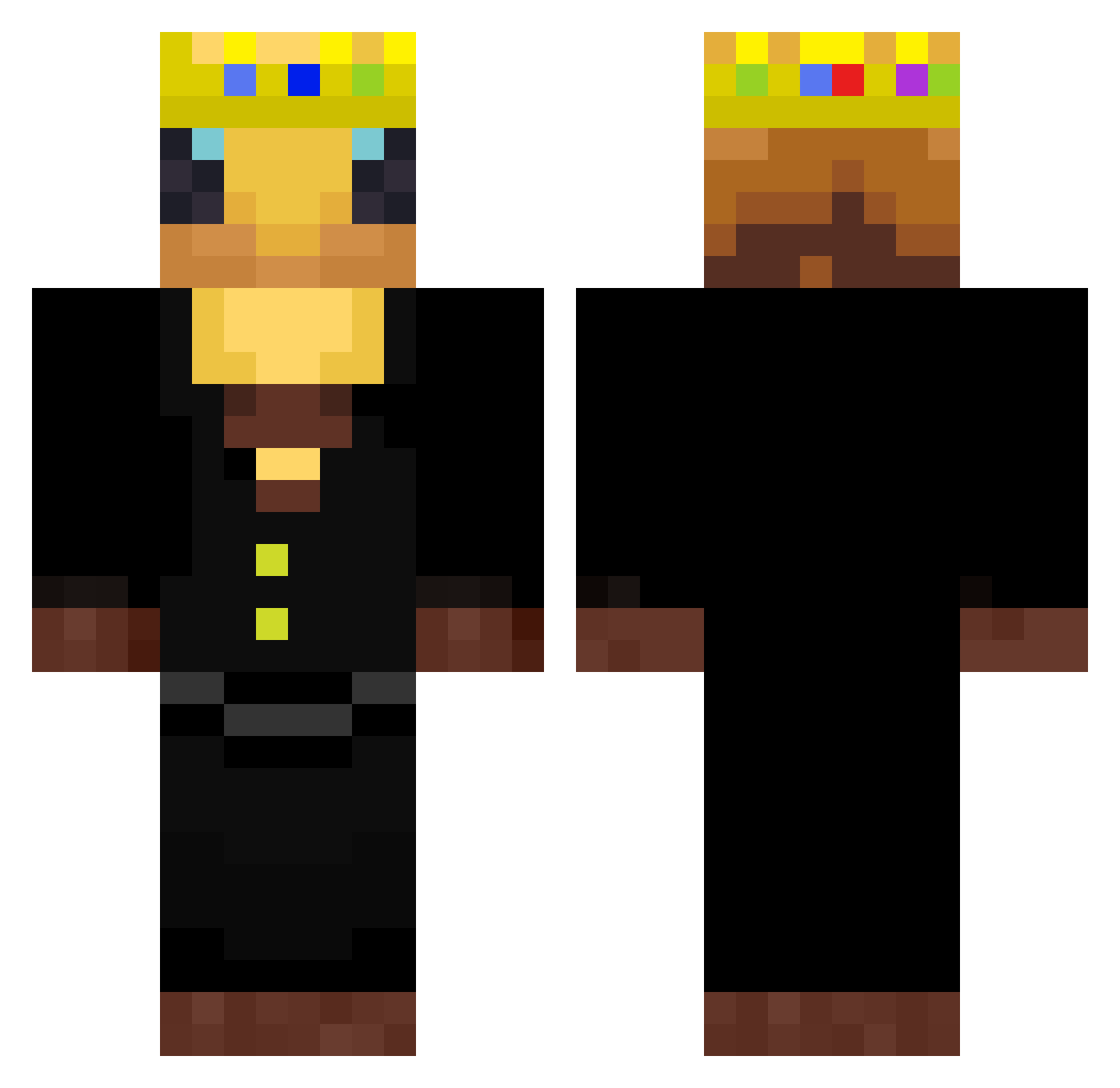 Naosss_ Minecraft skin, front and back view