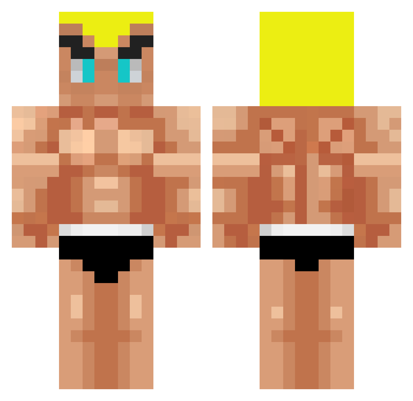 xXLord_SmauronXx Minecraft skin, front and back view