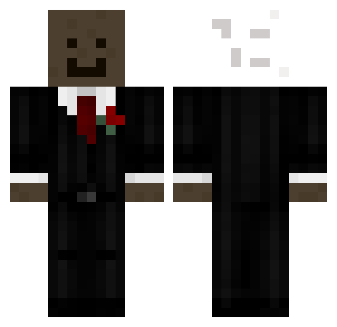 Alex_Ninja24 Minecraft skin, front and back view