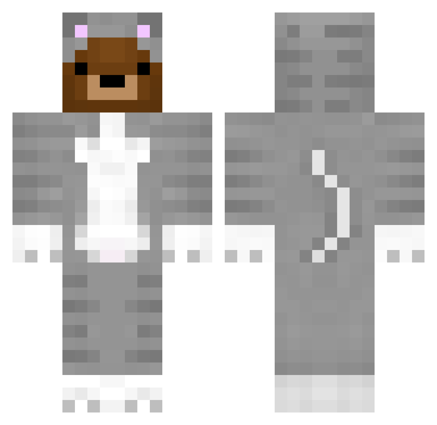 lastdancelance78 Minecraft skin, front and back view
