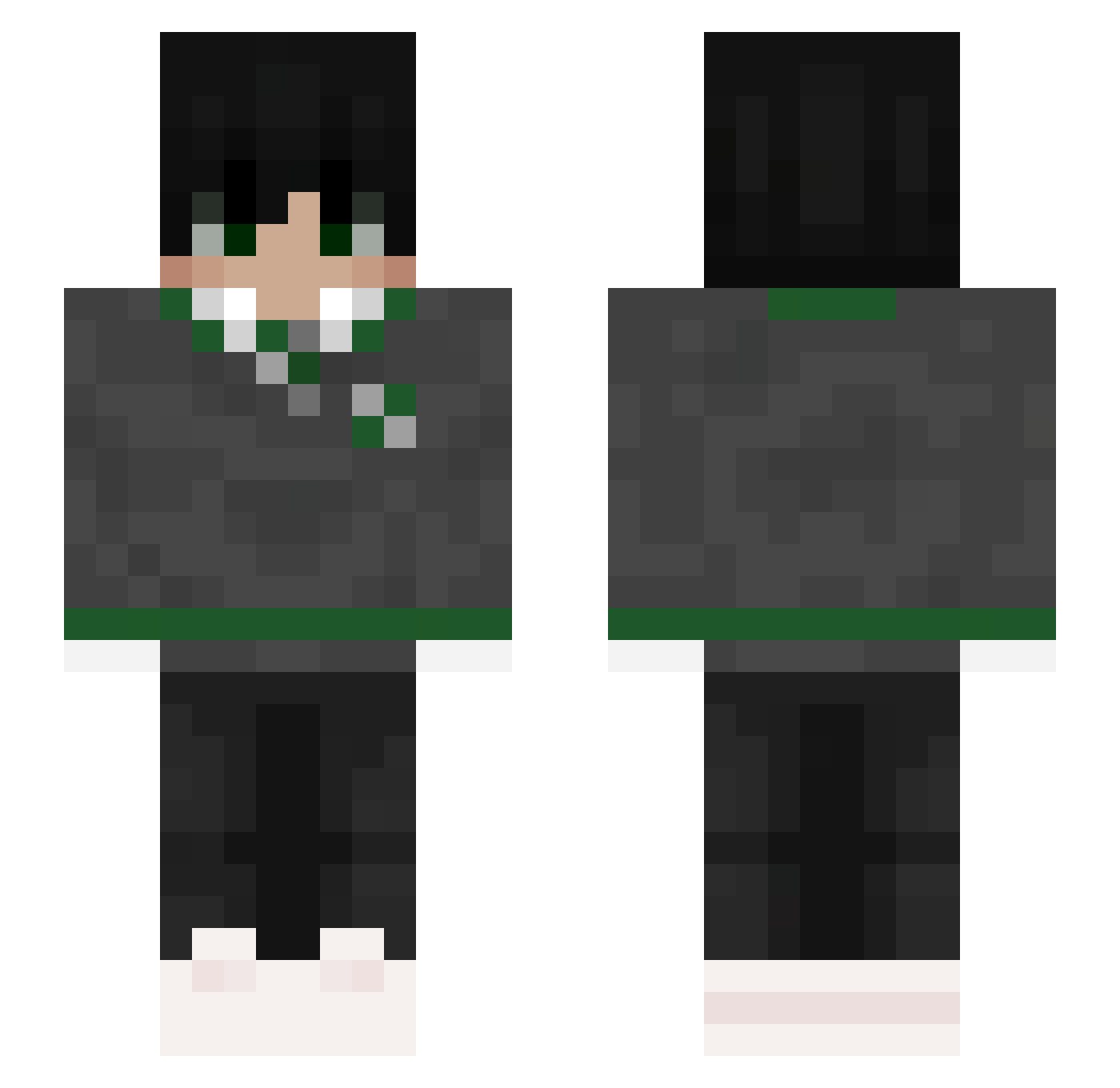 ImJuniii Minecraft skin, front and back view
