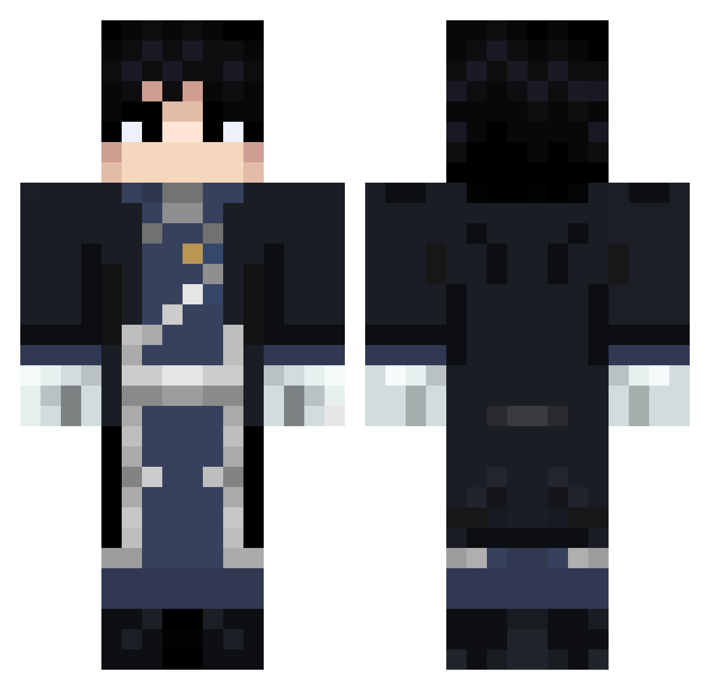 innergreed_ Minecraft skin, front and back view