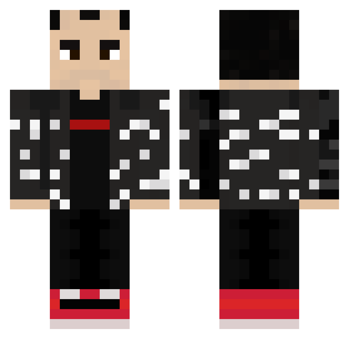 oRichardNixon Minecraft skin, front and back view