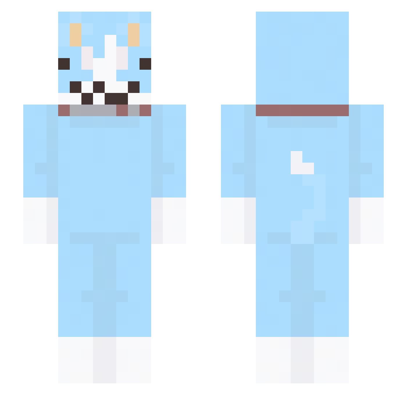 ZYPH3Rzz Minecraft skin, front and back view
