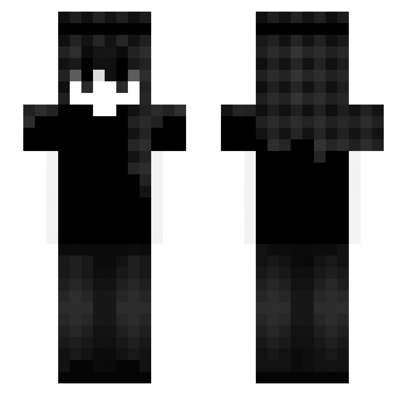 LatinMafia Minecraft skin, front and back view