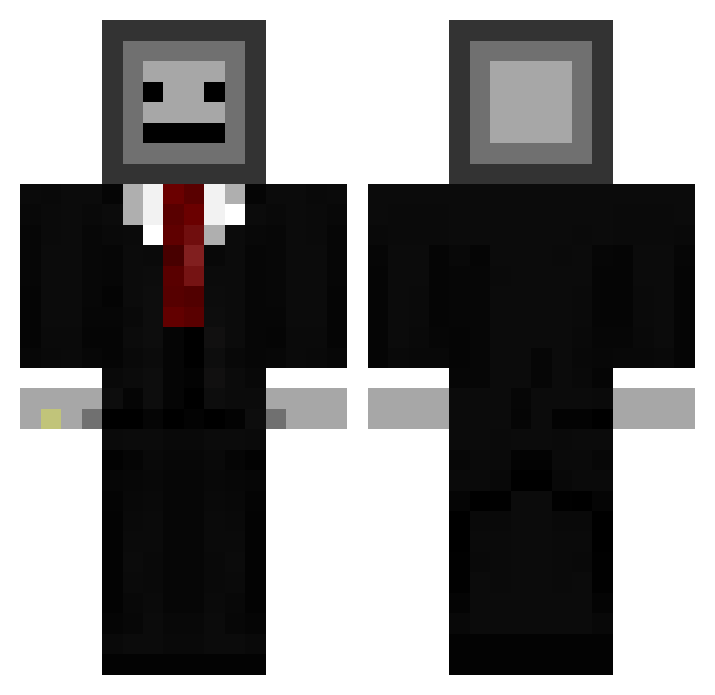 ilbro93 Minecraft skin, front and back view