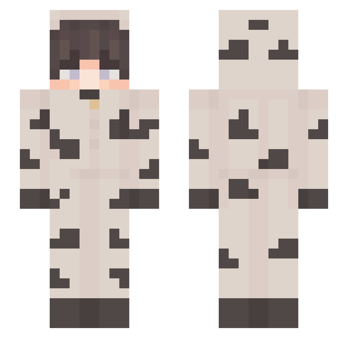 bloquefachoso_9 Minecraft skin, front and back view