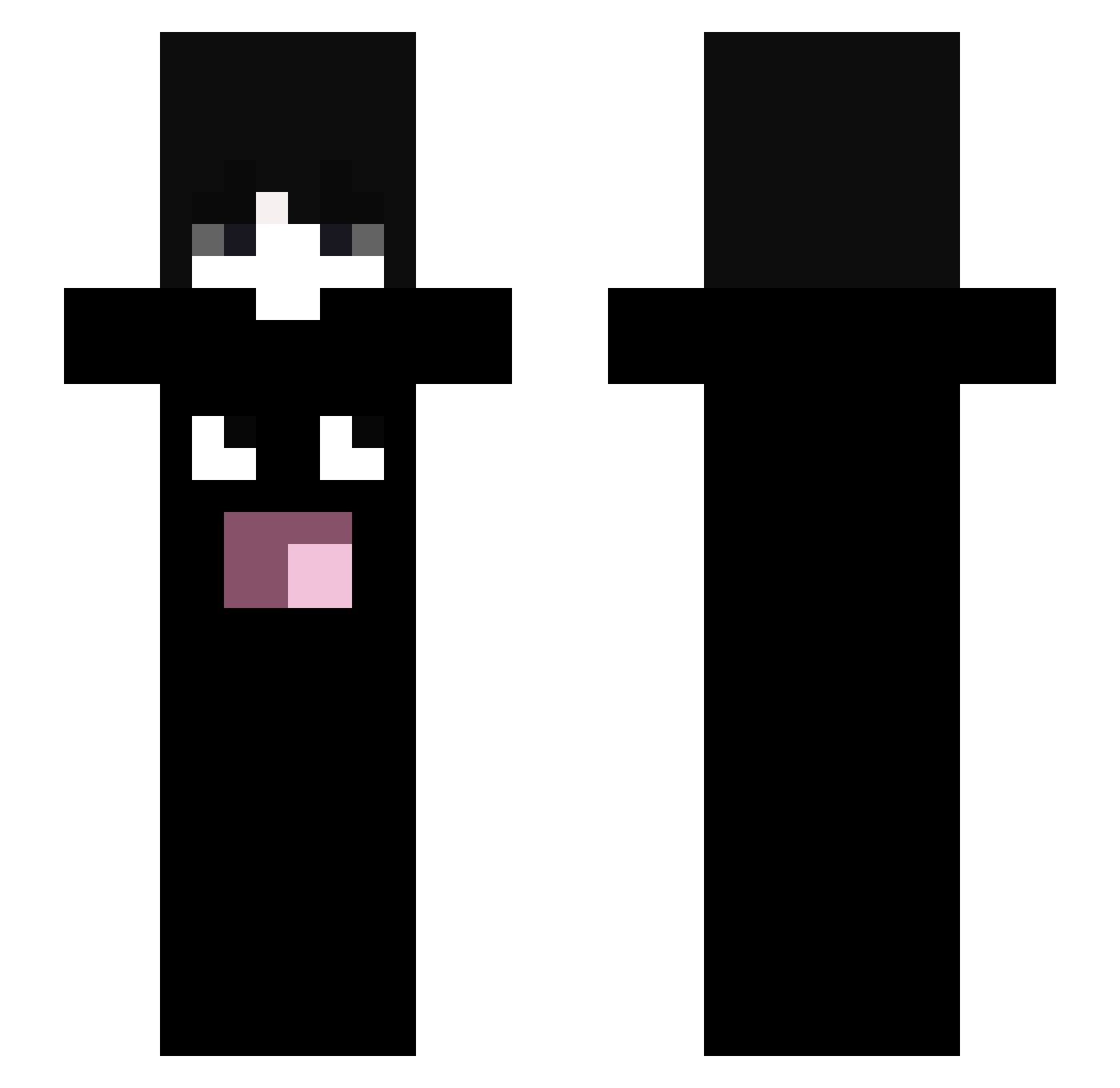 cheesebitz1 Minecraft skin, front and back view