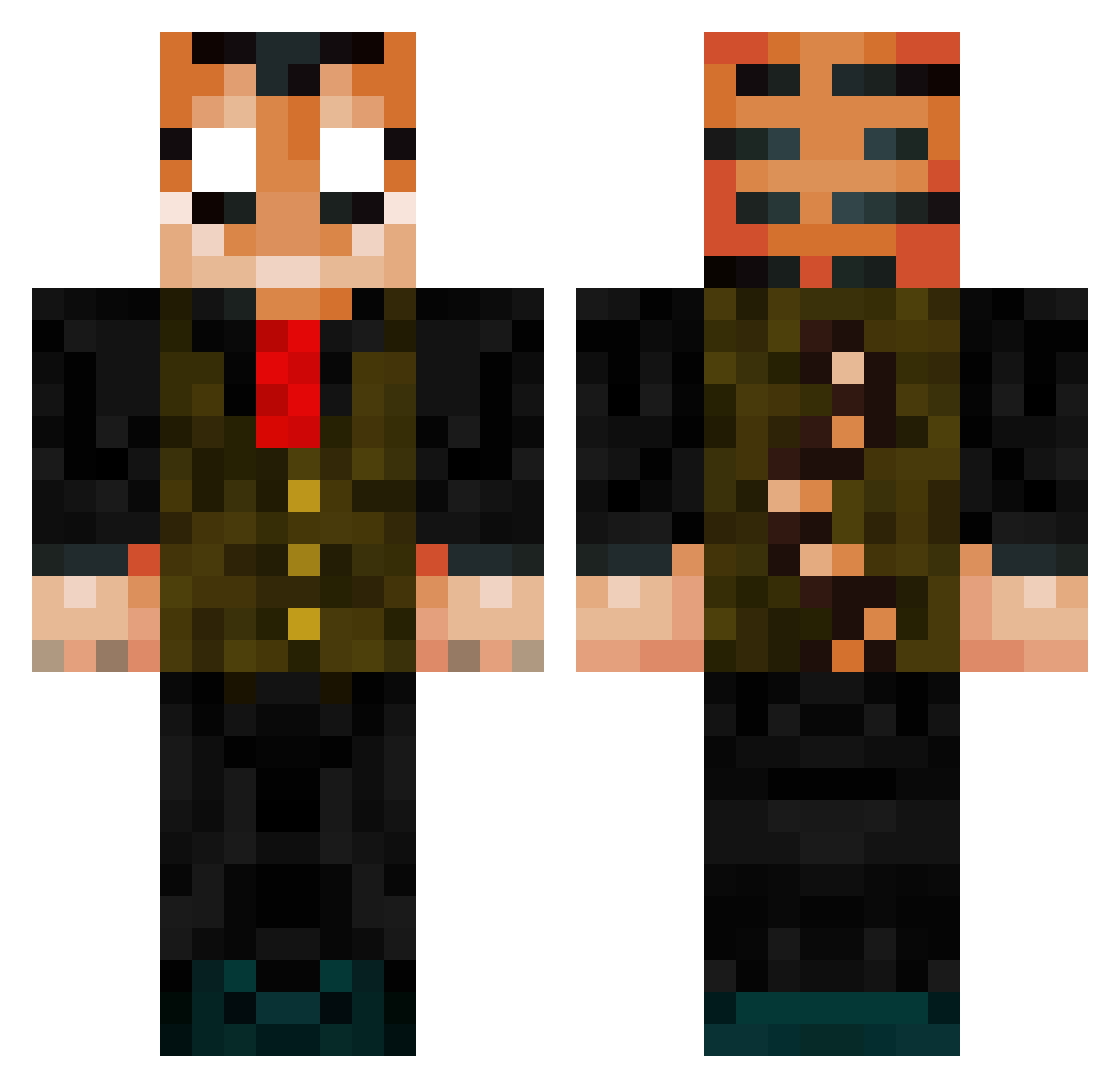 sherkhantgr Minecraft skin, front and back view