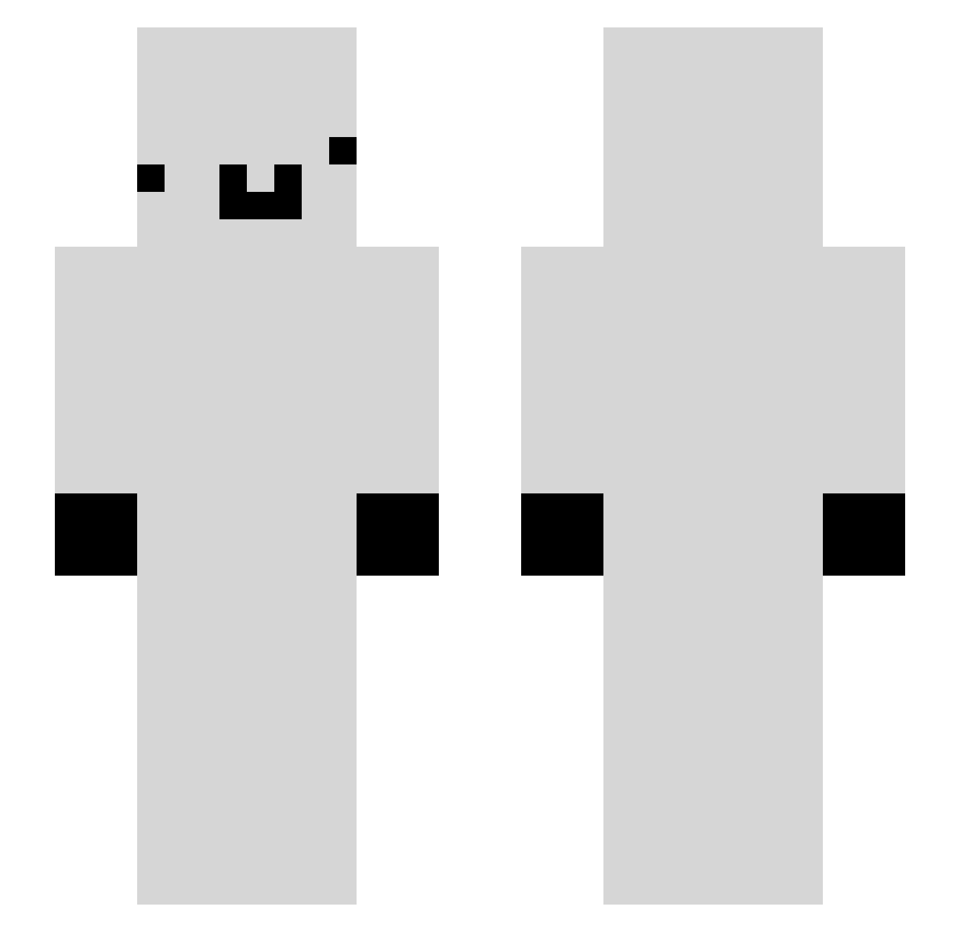 Giordano173 Minecraft skin, front and back view