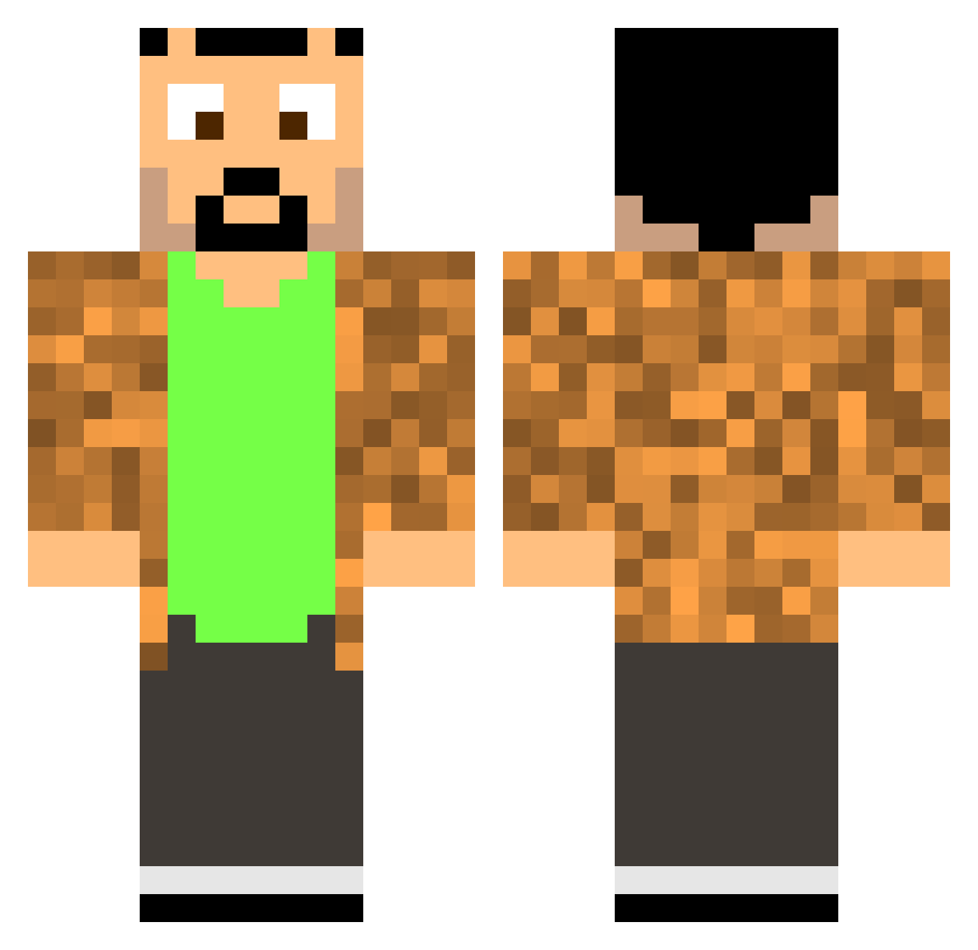 eduardo1904 Minecraft skin, front and back view