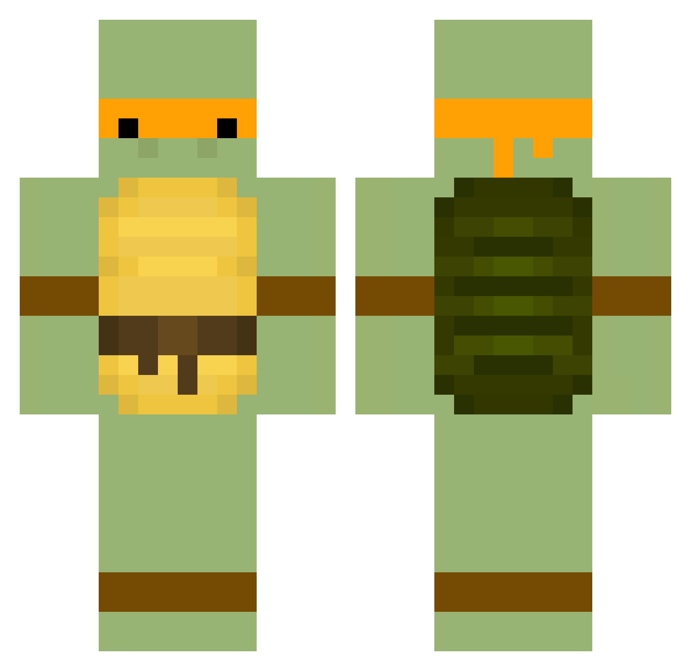 imfrickinflown Minecraft skin, front and back view