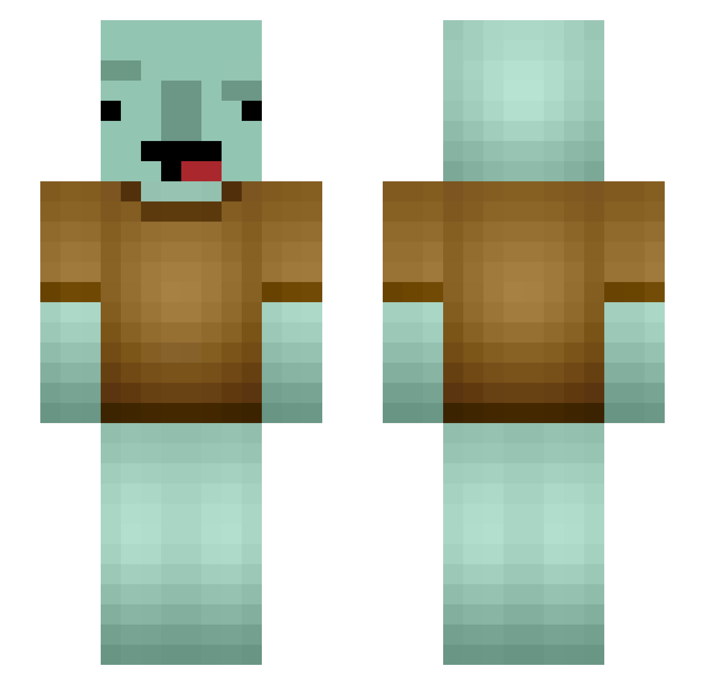 ArTiFXOficial Minecraft skin, front and back view